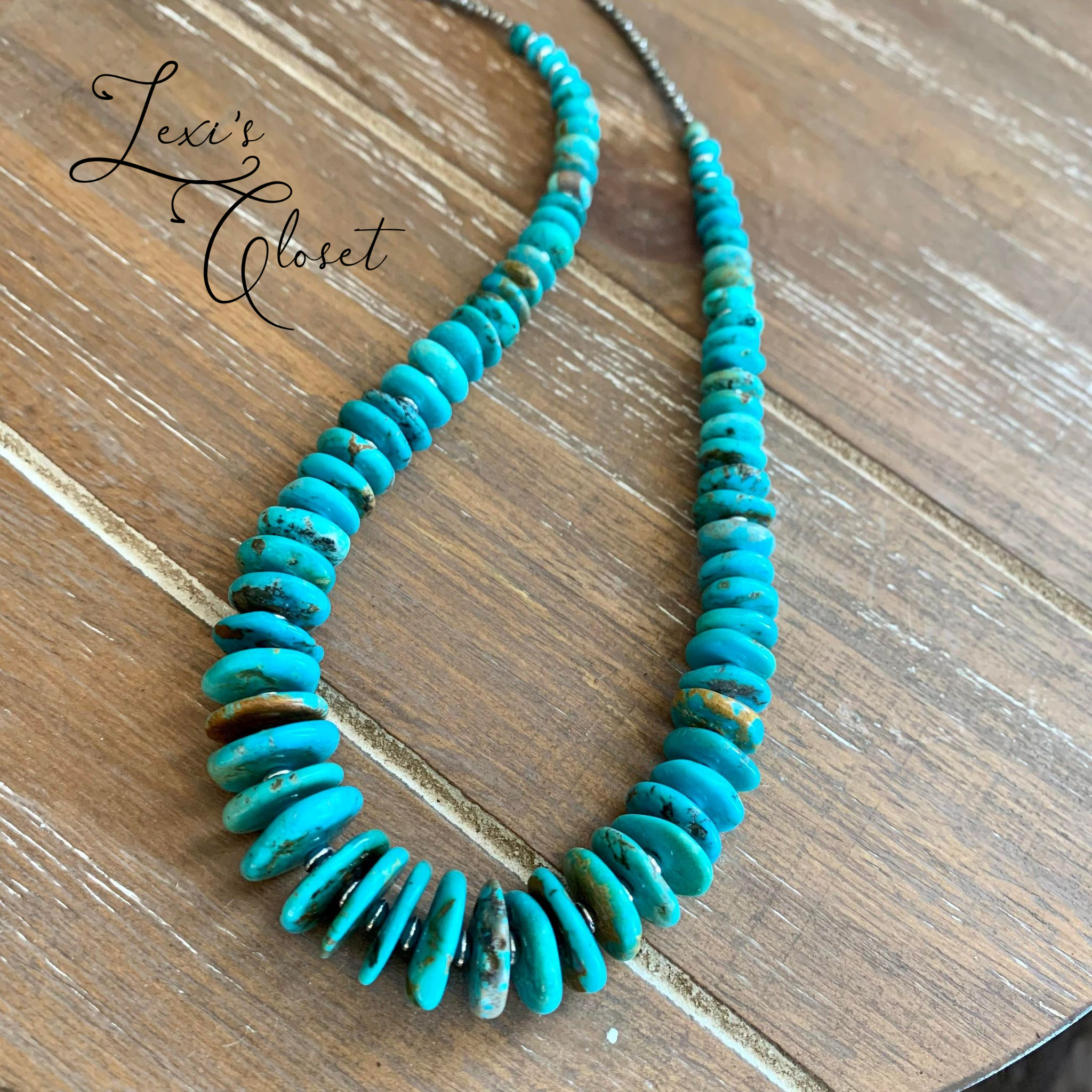 Graduated Turquoise Necklace Lexi s Closet Boutique Customs